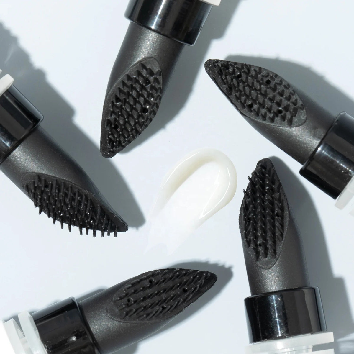 LOPURE Lip Buff Balm buffing tips and balm texture